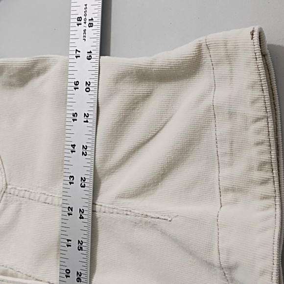 Vintage Fitted Stretch Fine Wale Cream Corduroy Jacket Shirt - Picture 5 of 13